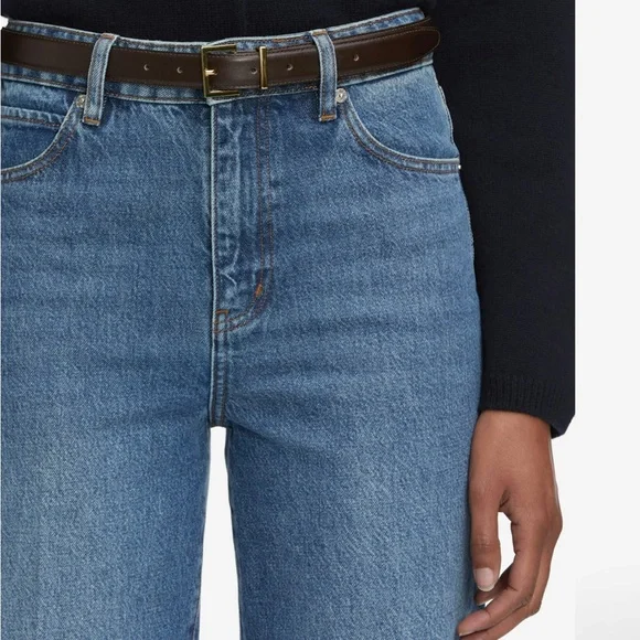 Frame Denim Blue Straight Leg Jeans - Picture 4 of 16